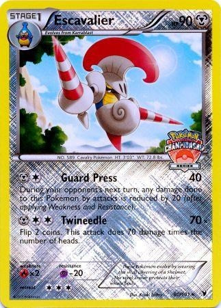 PR: Escavalier - 80/101 (Championship Series) (Reverse Holofoil)