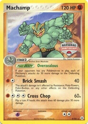 PR: Machamp - 9/101 (National Championships) (Holofoil)