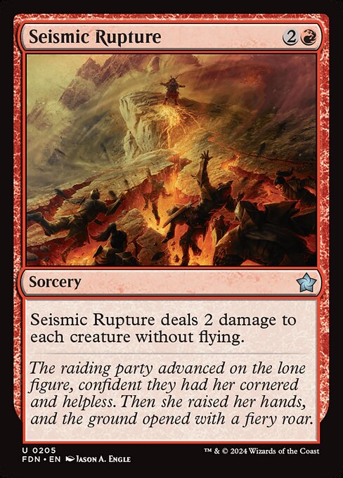 FDN: Seismic Rupture (Foil)