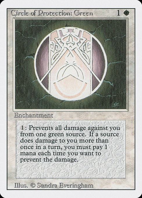 3ED: Circle of Protection: Green