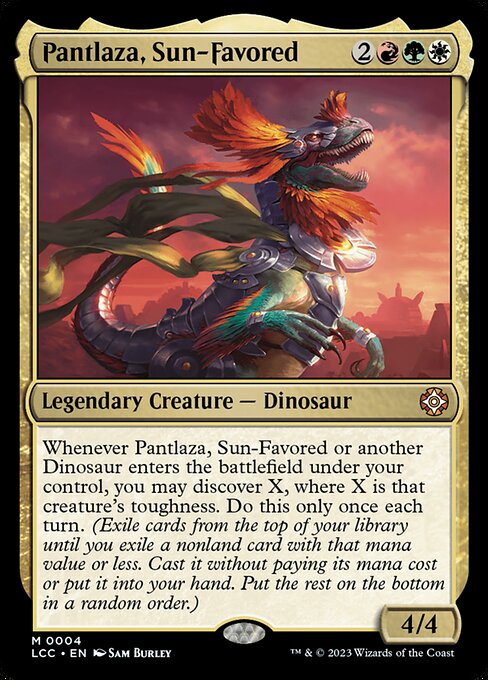 LCC: Pantlaza, Sun-Favored