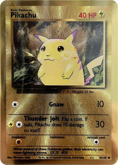 MCAP: Pikachu - 58/102 (Celebrations Metal Card) (Holofoil)