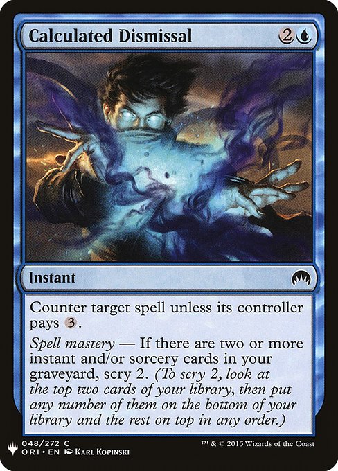 PLST: Calculated Dismissal