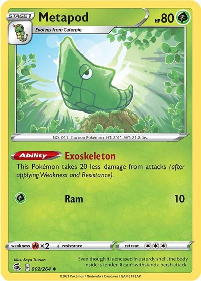 SWSH08: Metapod (Reverse Holofoil)