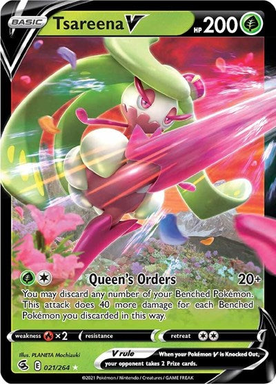 SWSH08: Tsareena V (Holofoil)