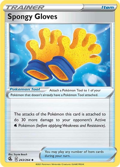 SWSH08: Spongy Gloves (Reverse Holofoil)