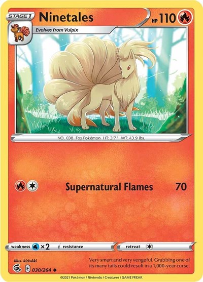 SWSH08: Ninetales (30) (Reverse Holofoil)