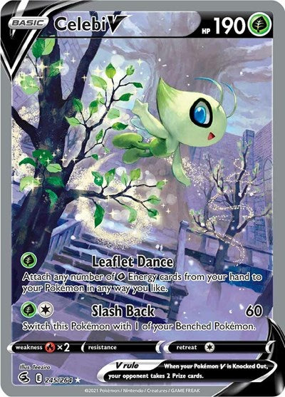 SWSH08: Celebi V (Alternate Full Art) (Holofoil)