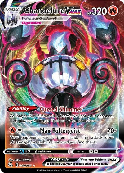 SWSH08: Chandelure VMAX (Holofoil)