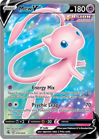 SWSH08: Mew V (Full Art) (Holofoil)