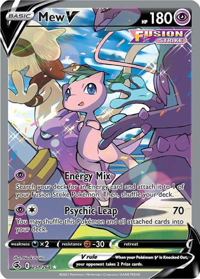 SWSH08: Mew V (Alternate Full Art) (Holofoil)