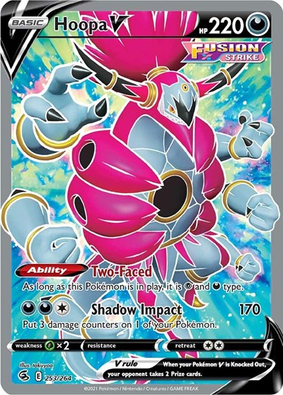 SWSH08: Hoopa V (Full Art) (Holofoil)