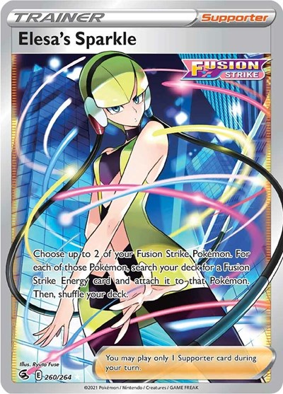 SWSH08: Elesa's Sparkle (Full Art) (Holofoil)