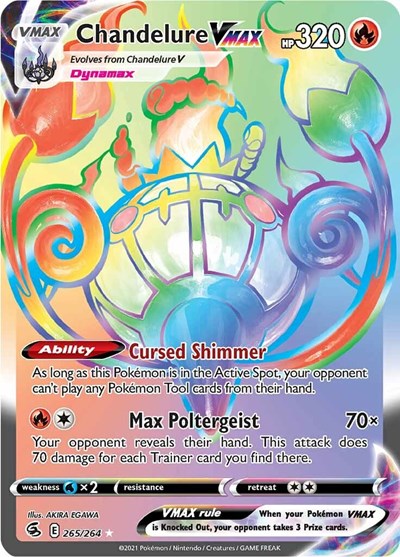SWSH08: Chandelure VMAX (Secret) (Holofoil)