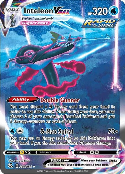 SWSH08: Inteleon VMAX (Alternate Art Secret) (Holofoil)