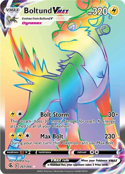 SWSH08: Boltund VMAX (Secret) (Holofoil)