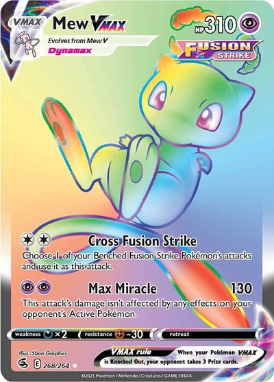 SWSH08: Mew VMAX (Secret) (Holofoil)