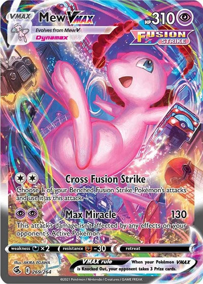 SWSH08: Mew VMAX (Alternate Art Secret) (Holofoil)