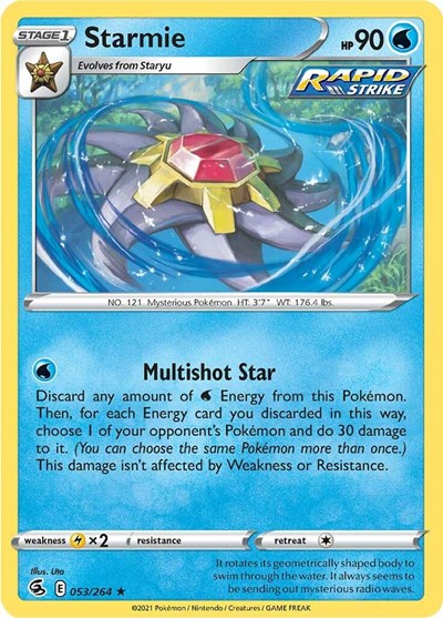 SWSH08: Starmie (Reverse Holofoil)