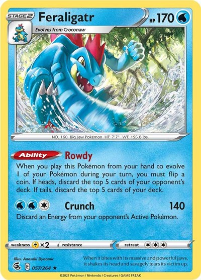 SWSH08: Feraligatr (Holofoil)