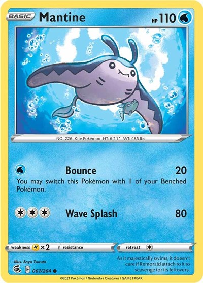 SWSH08: Mantine (Reverse Holofoil)