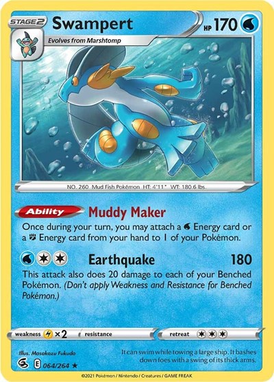 SWSH08: Swampert (Reverse Holofoil)