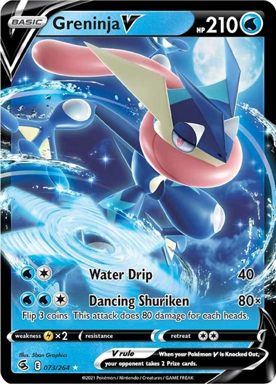 SWSH08: Greninja V (Holofoil)