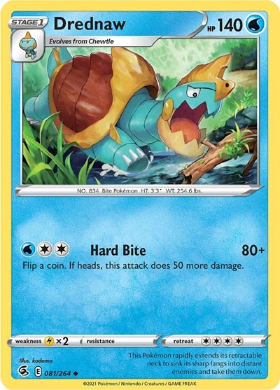 SWSH08: Drednaw (Reverse Holofoil)