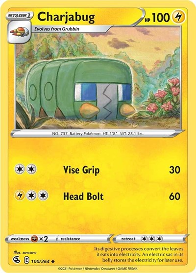 SWSH08: Charjabug (Reverse Holofoil)