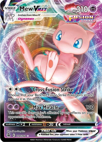 SWSH08: Mew VMAX (Holofoil)
