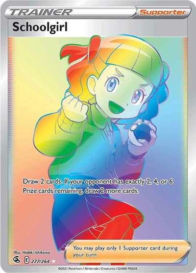 SWSH08: Schoolgirl (Secret) (Holofoil)