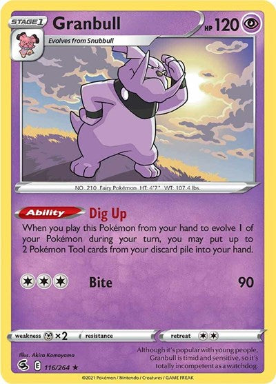 SWSH08: Granbull (Reverse Holofoil)