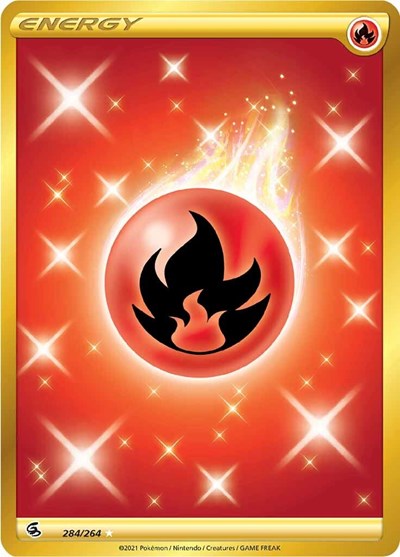 SWSH08: Fire Energy (Secret) (Holofoil)