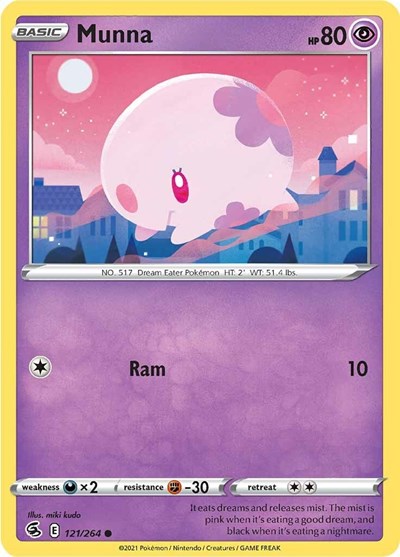 SWSH08: Munna (Reverse Holofoil)