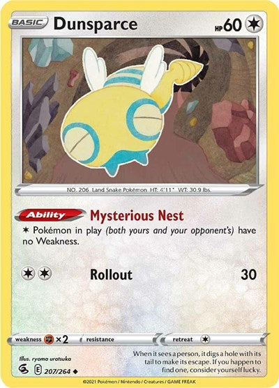 SWSH08: Dunsparce (Reverse Holofoil)