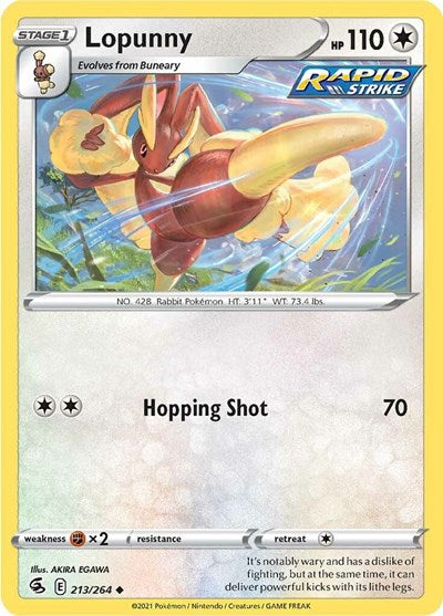 SWSH08: Lopunny (Reverse Holofoil)