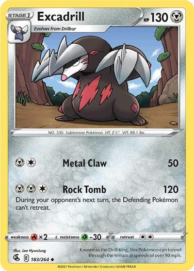 SWSH08: Excadrill (Reverse Holofoil)