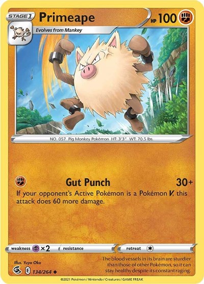 SWSH08: Primeape (Reverse Holofoil)