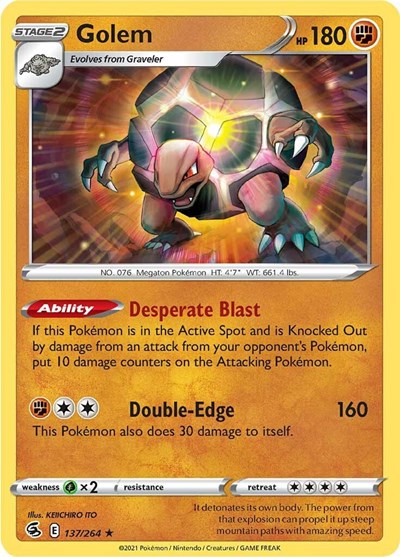 SWSH08: Golem (Reverse Holofoil)