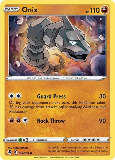 SWSH08: Onix (Reverse Holofoil)