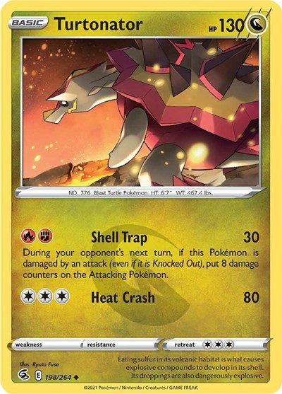 SWSH08: Turtonator (Reverse Holofoil)