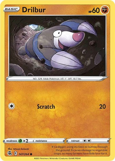 SWSH08: Drilbur (Reverse Holofoil)