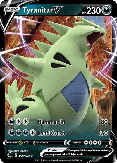 SWSH08: Tyranitar V (Holofoil)
