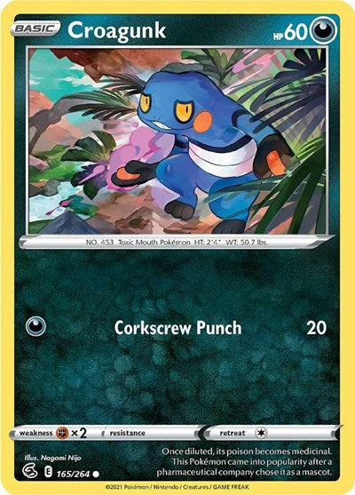 SWSH08: Croagunk (Reverse Holofoil)