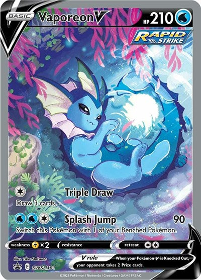 SWSD: Vaporeon V - SWSH181 (Holofoil)