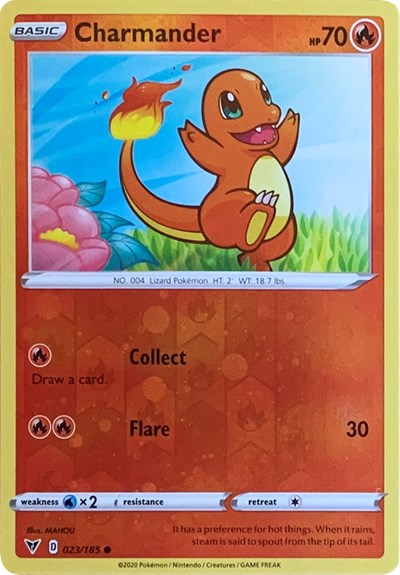 MCAP: Charmander - 023/185 (Reverse Cosmos Holo) (Reverse Holofoil)