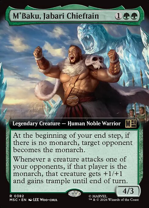 MSC: M'Baku, Jabari Chieftain (Extended Art)