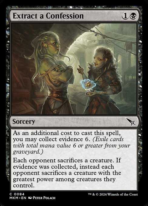 MKM: Extract a Confession (Foil)