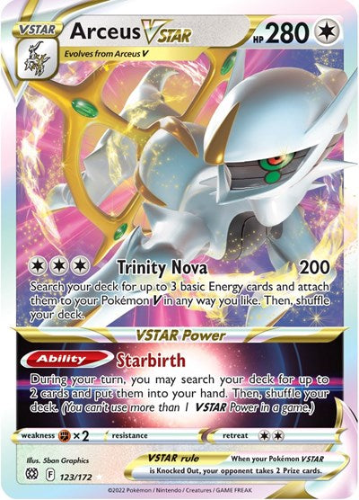 SWSH09: Arceus VSTAR (Holofoil)