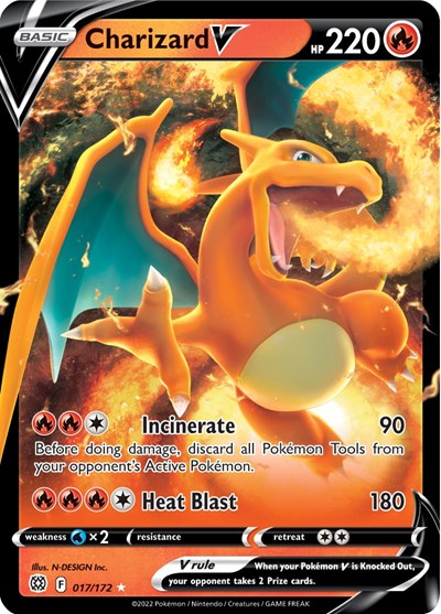 SWSH09: Charizard V (Holofoil)